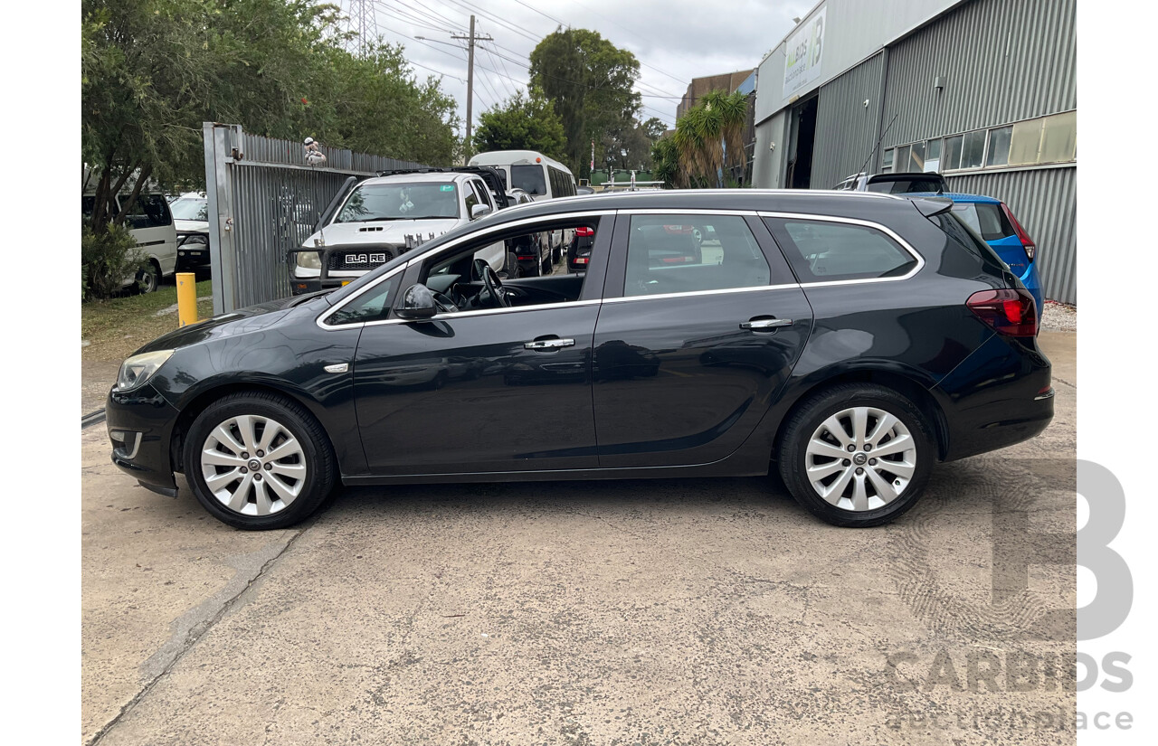 8/2012 Opel Astra 1.6 Select Sports Tourer PJ 4d Wagon Carbon Flash Metallic Turbo 1.6L