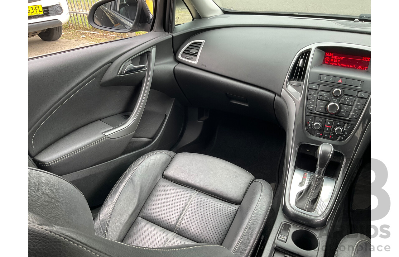 8/2012 Opel Astra 1.6 Select Sports Tourer PJ 4d Wagon Carbon Flash Metallic Turbo 1.6L