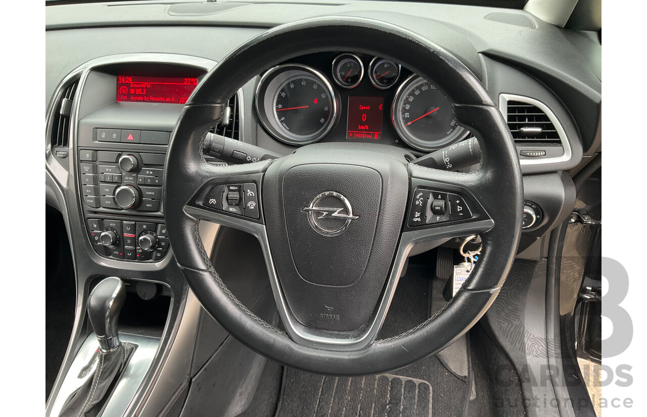 8/2012 Opel Astra 1.6 Select Sports Tourer PJ 4d Wagon Carbon Flash Metallic Turbo 1.6L