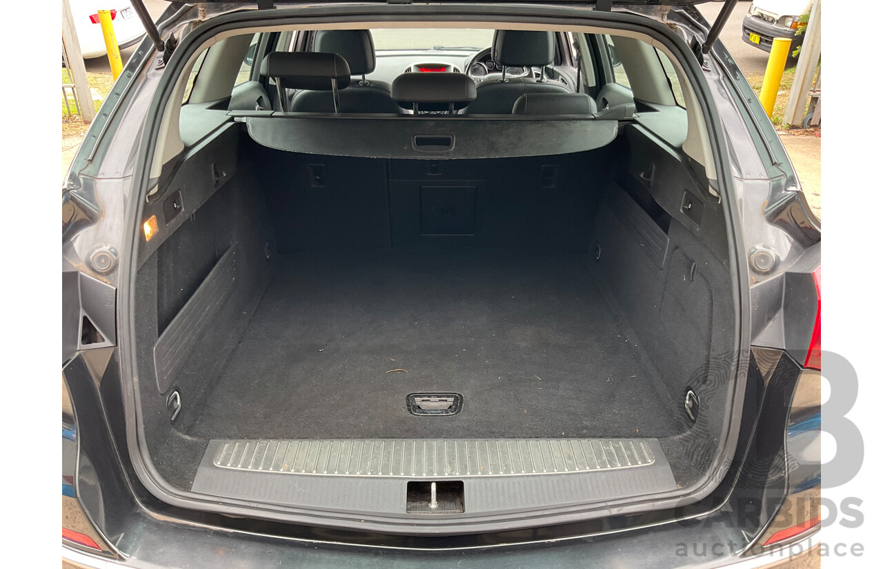 8/2012 Opel Astra 1.6 Select Sports Tourer PJ 4d Wagon Carbon Flash Metallic Turbo 1.6L