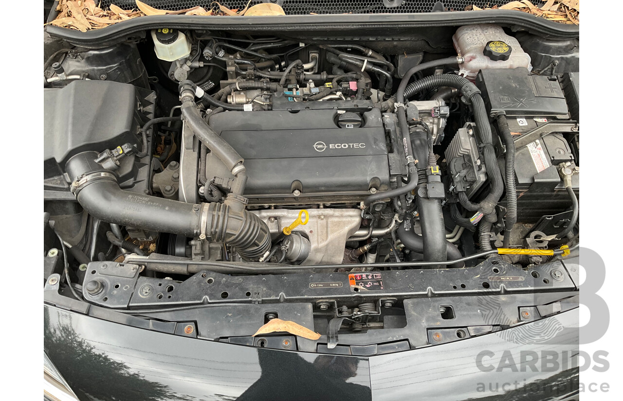 8/2012 Opel Astra 1.6 Select Sports Tourer PJ 4d Wagon Carbon Flash Metallic Turbo 1.6L