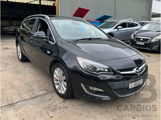 8/2012 Opel Astra 1.6 Select Sports Tourer PJ 4d Wagon Carbon Flash Metallic Turbo 1.6L