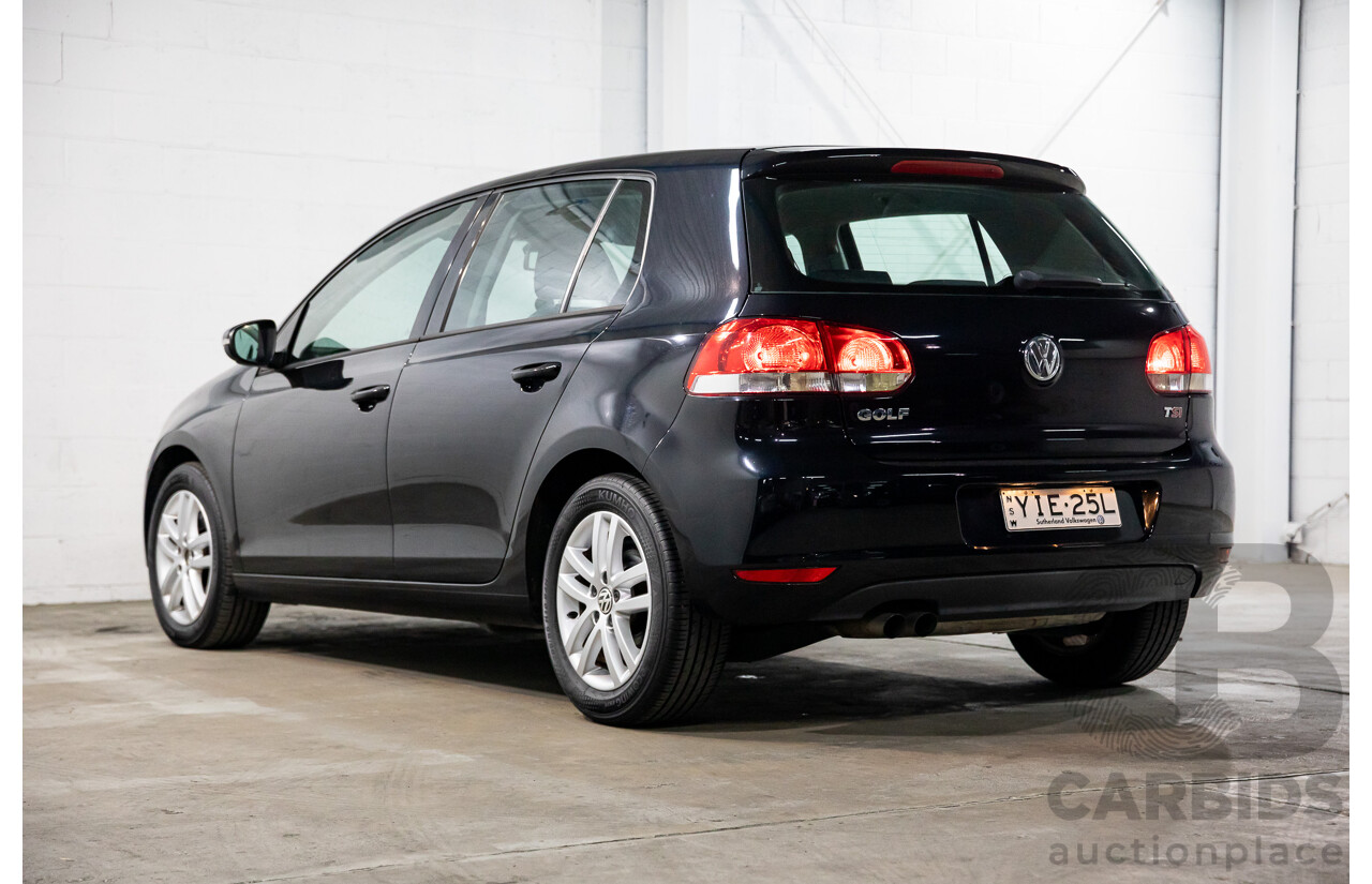 1/2012 Volkswagen Golf 118 TSI Comfortline 1K MY12 5d Hatchback Deep Black Pearl Twincharged 1.4L