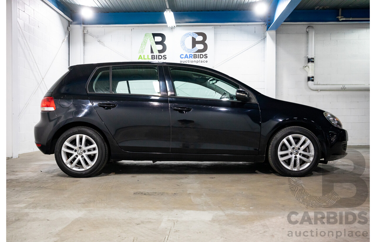 1/2012 Volkswagen Golf 118 TSI Comfortline 1K MY12 5d Hatchback Deep Black Pearl Twincharged 1.4L