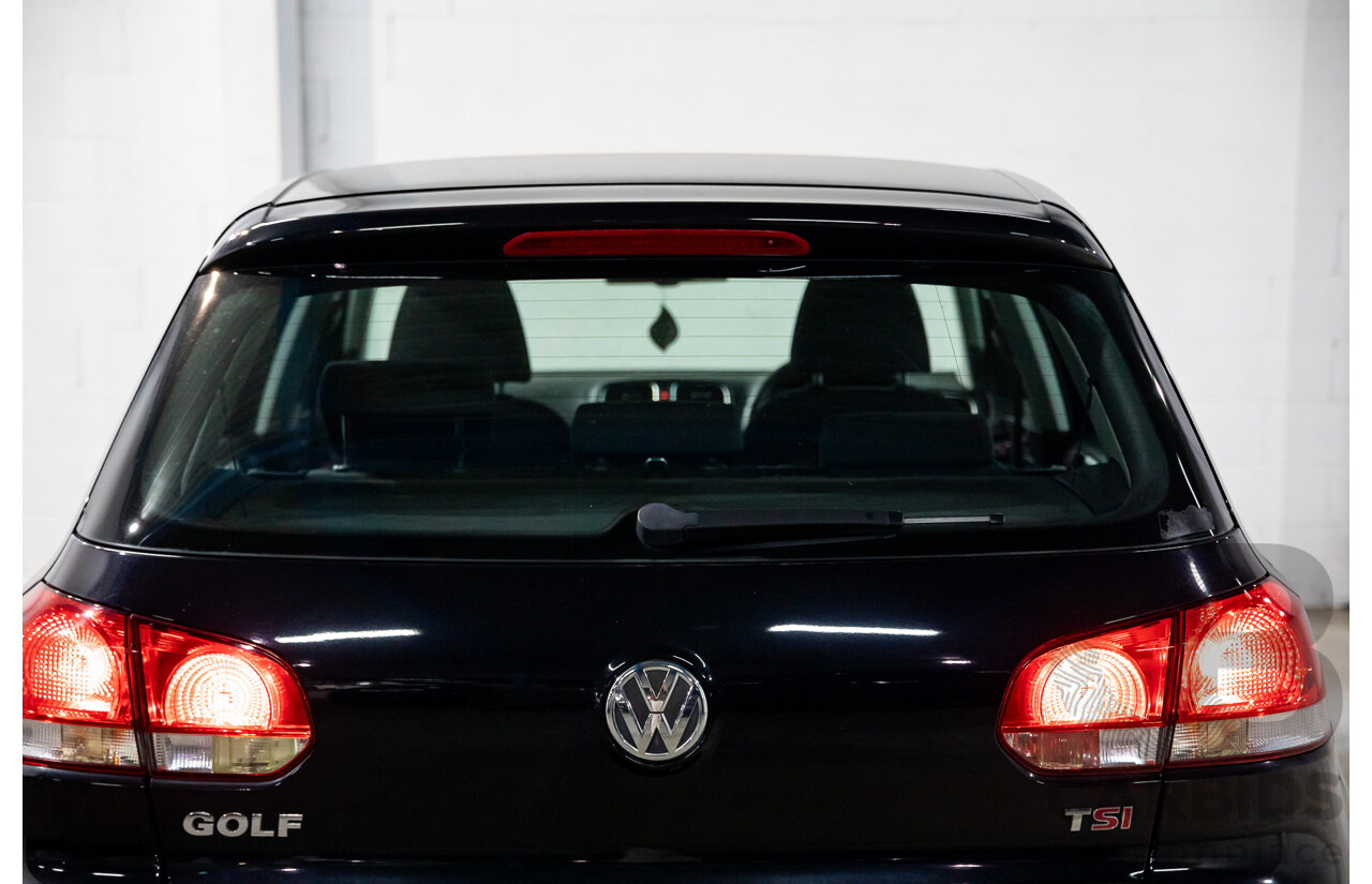 1/2012 Volkswagen Golf 118 TSI Comfortline 1K MY12 5d Hatchback Deep Black Pearl Twincharged 1.4L