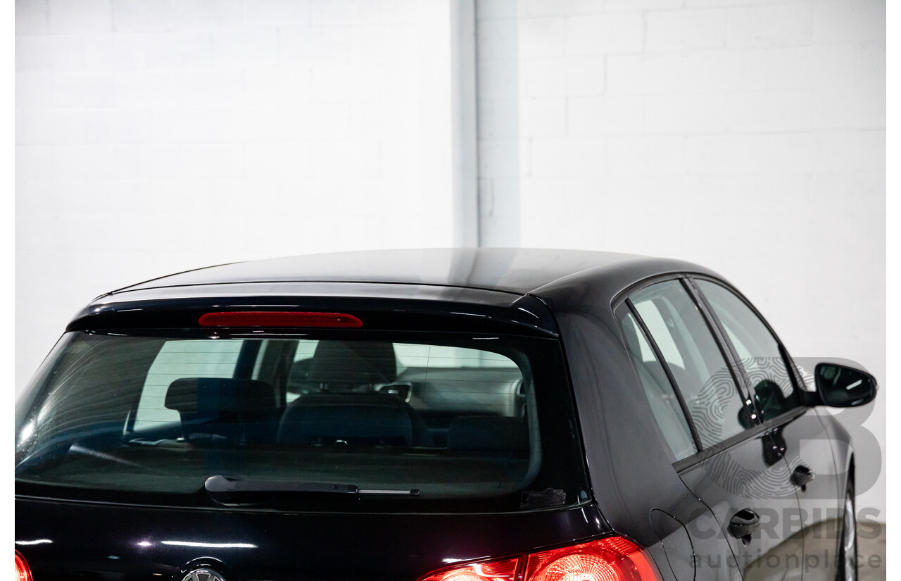 1/2012 Volkswagen Golf 118 TSI Comfortline 1K MY12 5d Hatchback Deep Black Pearl Twincharged 1.4L