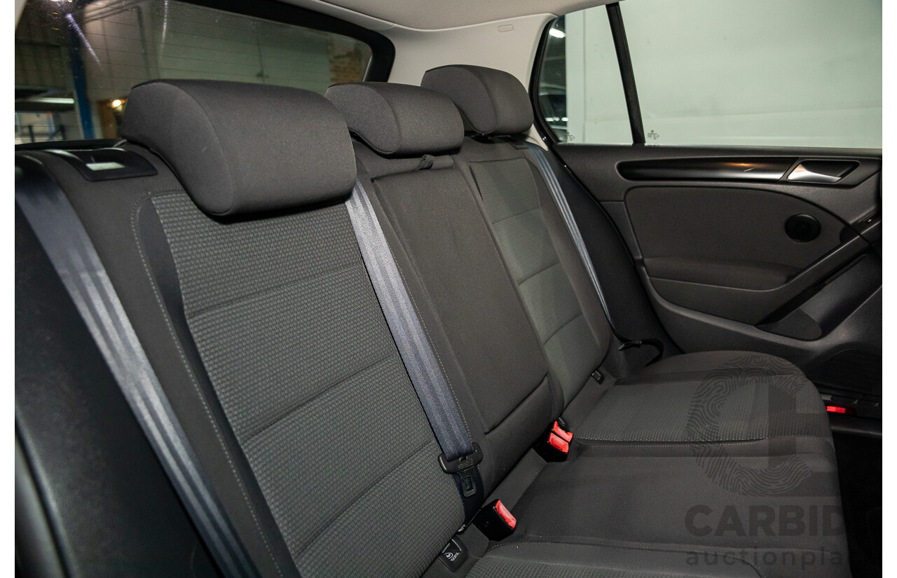 1/2012 Volkswagen Golf 118 TSI Comfortline 1K MY12 5d Hatchback Deep Black Pearl Twincharged 1.4L