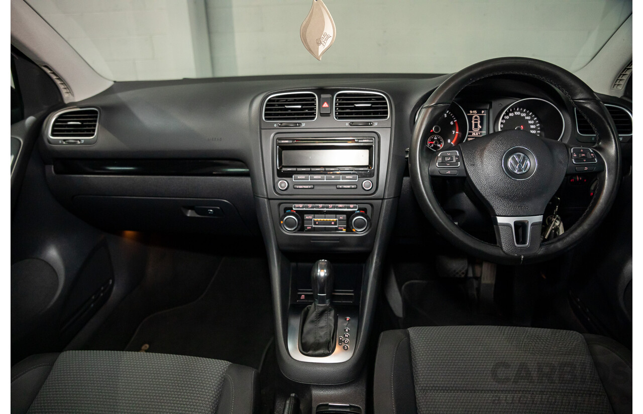 1/2012 Volkswagen Golf 118 TSI Comfortline 1K MY12 5d Hatchback Deep Black Pearl Twincharged 1.4L