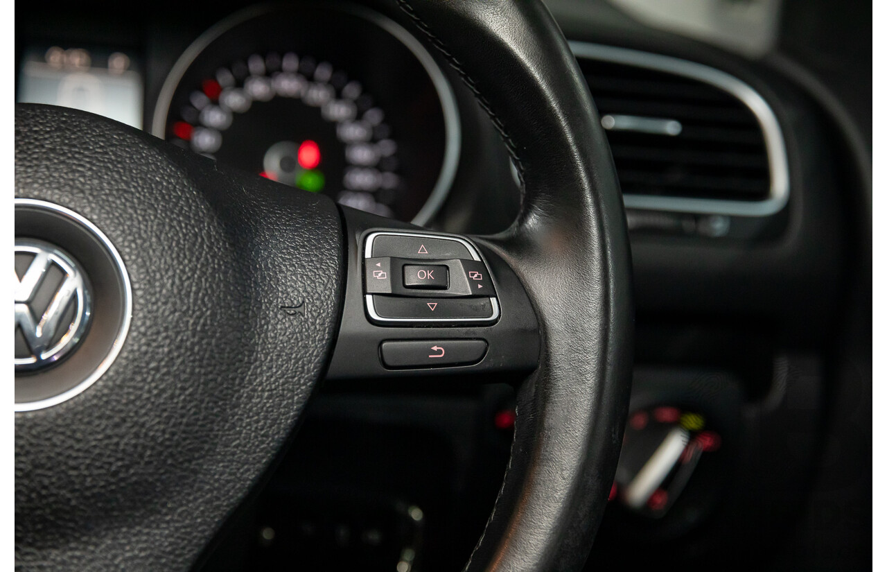 1/2012 Volkswagen Golf 118 TSI Comfortline 1K MY12 5d Hatchback Deep Black Pearl Twincharged 1.4L