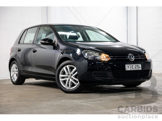 1/2012 Volkswagen Golf 118 TSI Comfortline 1K MY12 5d Hatchback Deep Black Pearl Twincharged 1.4L