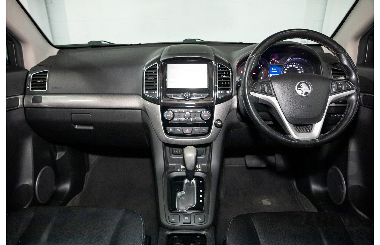 09/2017 Holden Captiva 7 LTZ (AWD) AWD CG MY18 4D Wagon Nitrate Silver Metallic Turbo Diesel 2.2L - 7 Seater