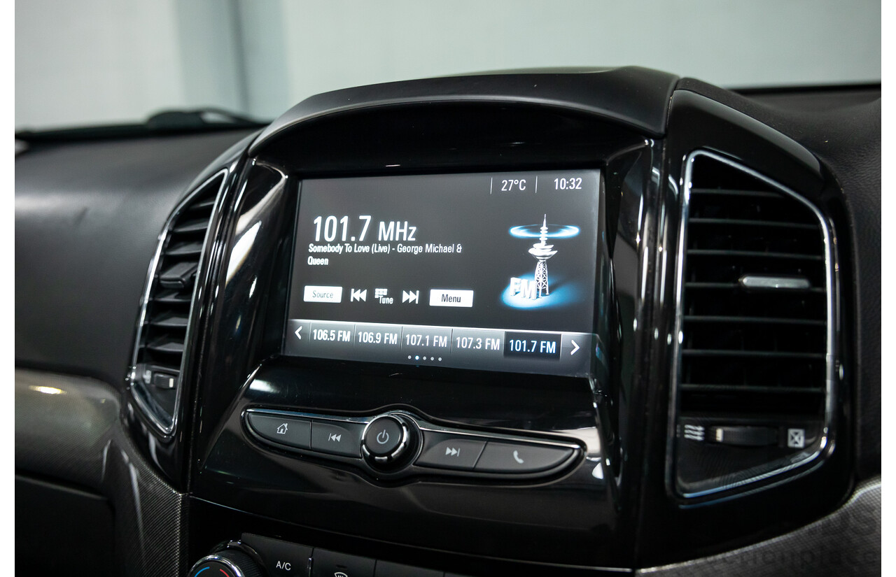 09/2017 Holden Captiva 7 LTZ (AWD) AWD CG MY18 4D Wagon Nitrate Silver Metallic Turbo Diesel 2.2L - 7 Seater