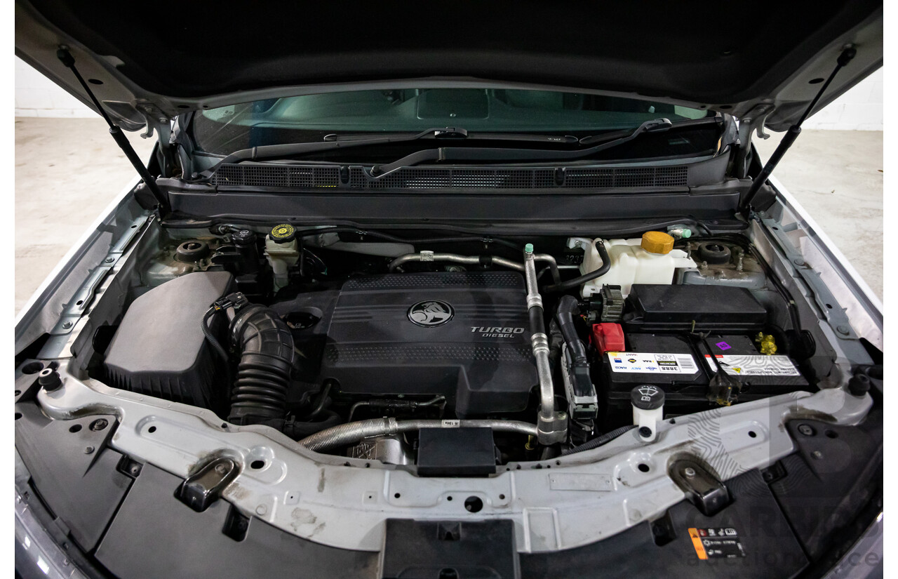 09/2017 Holden Captiva 7 LTZ (AWD) AWD CG MY18 4D Wagon Nitrate Silver Metallic Turbo Diesel 2.2L - 7 Seater