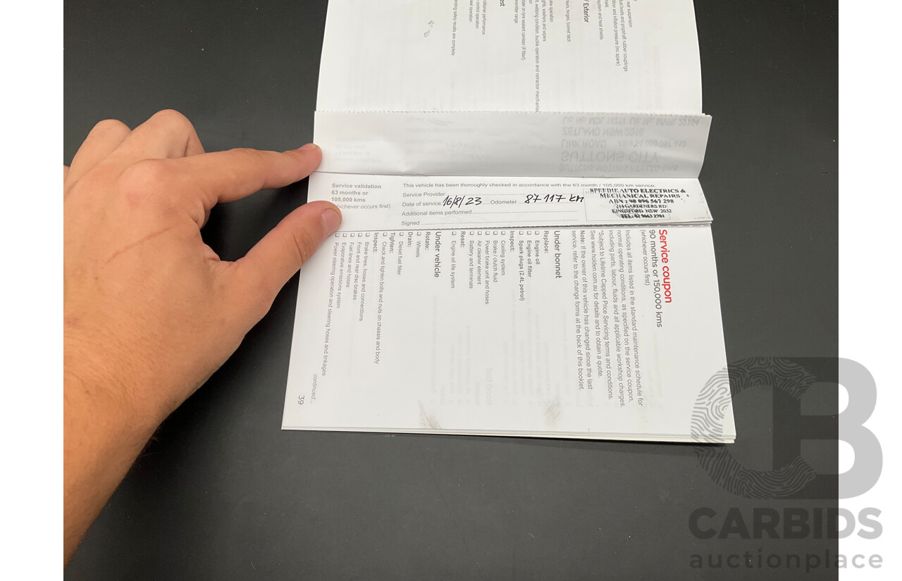 09/2017 Holden Captiva 7 LTZ (AWD) AWD CG MY18 4D Wagon Nitrate Silver Metallic Turbo Diesel 2.2L - 7 Seater