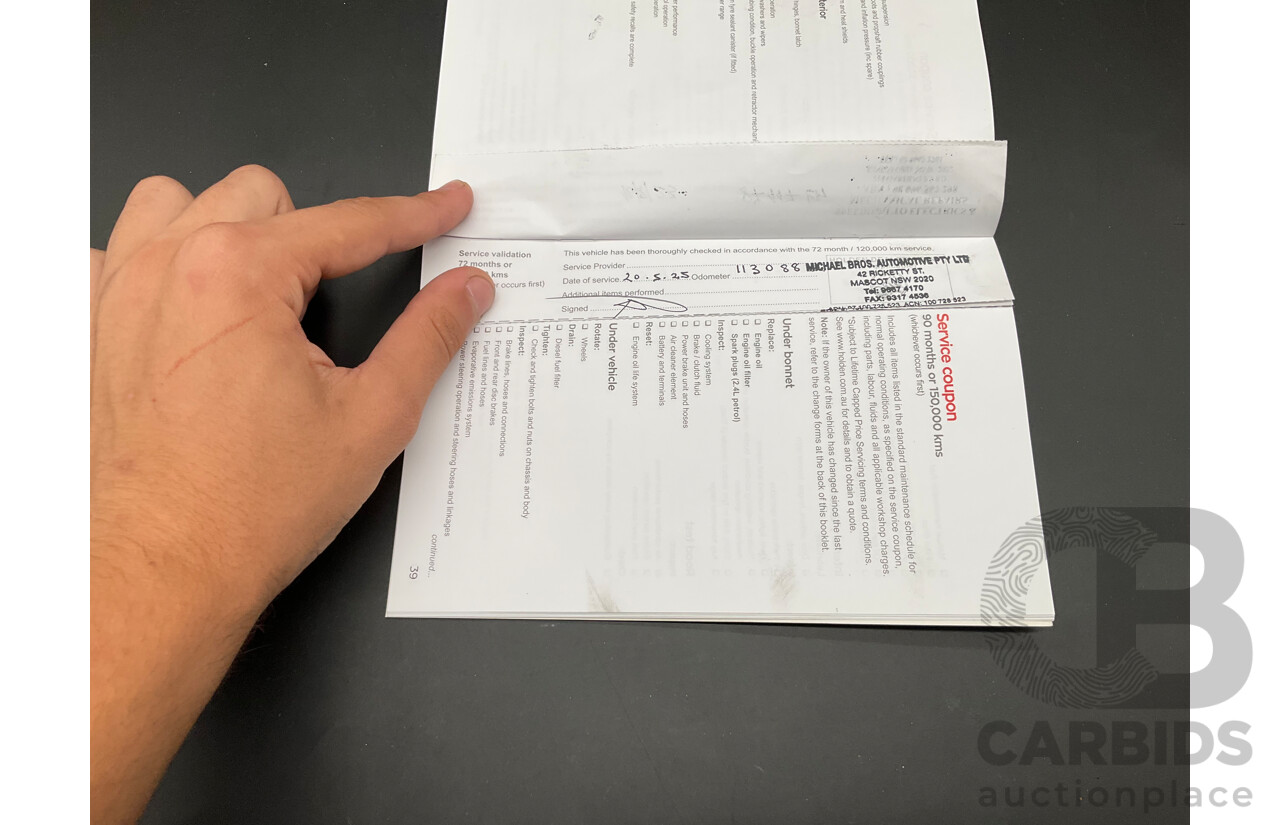 09/2017 Holden Captiva 7 LTZ (AWD) AWD CG MY18 4D Wagon Nitrate Silver Metallic Turbo Diesel 2.2L - 7 Seater