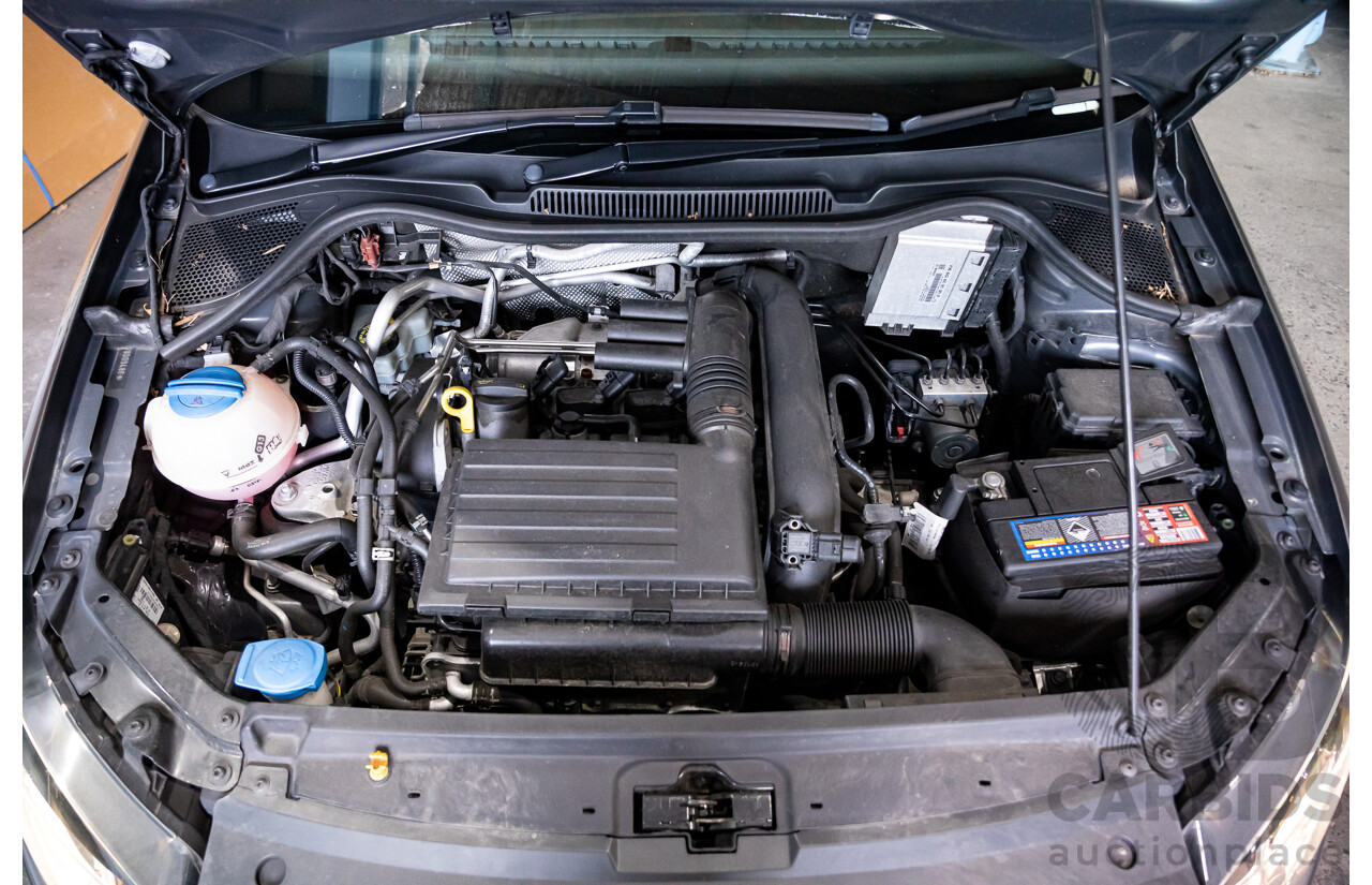 12/2015 Volkswagen Polo 81 TSI Comfortline (FWD) 6R MY16 5d Hatchback Pepper Grey Metallic Turbo 1.2L
