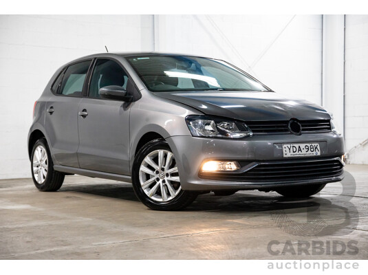 12/2015 Volkswagen Polo 81 TSI Comfortline (FWD) 6R MY16 5d Hatchback Pepper Grey Metallic Turbo 1.2L