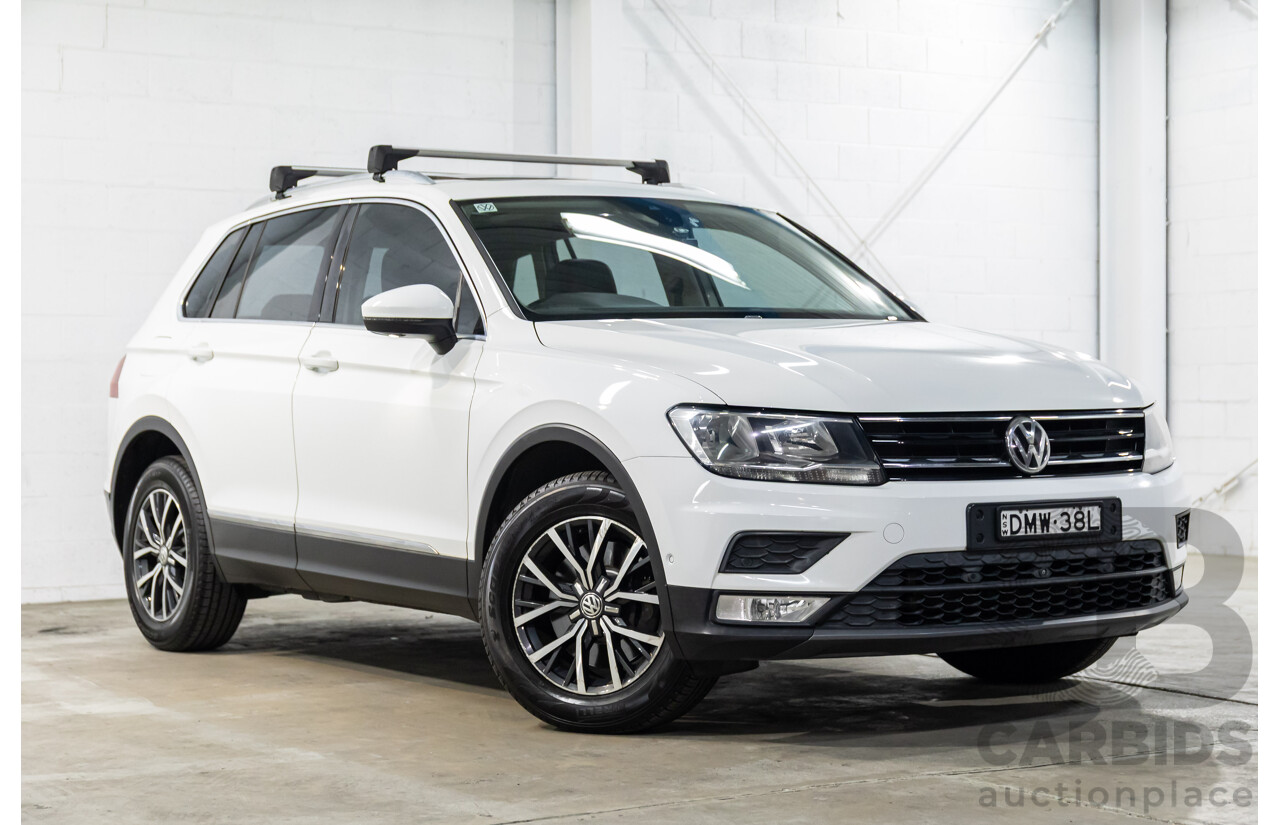 04/2017 Volkswagen Tiguan 132 TSI Comfortline (AWD) 5NA 4d Wagon Pure White Turbo 2.0L