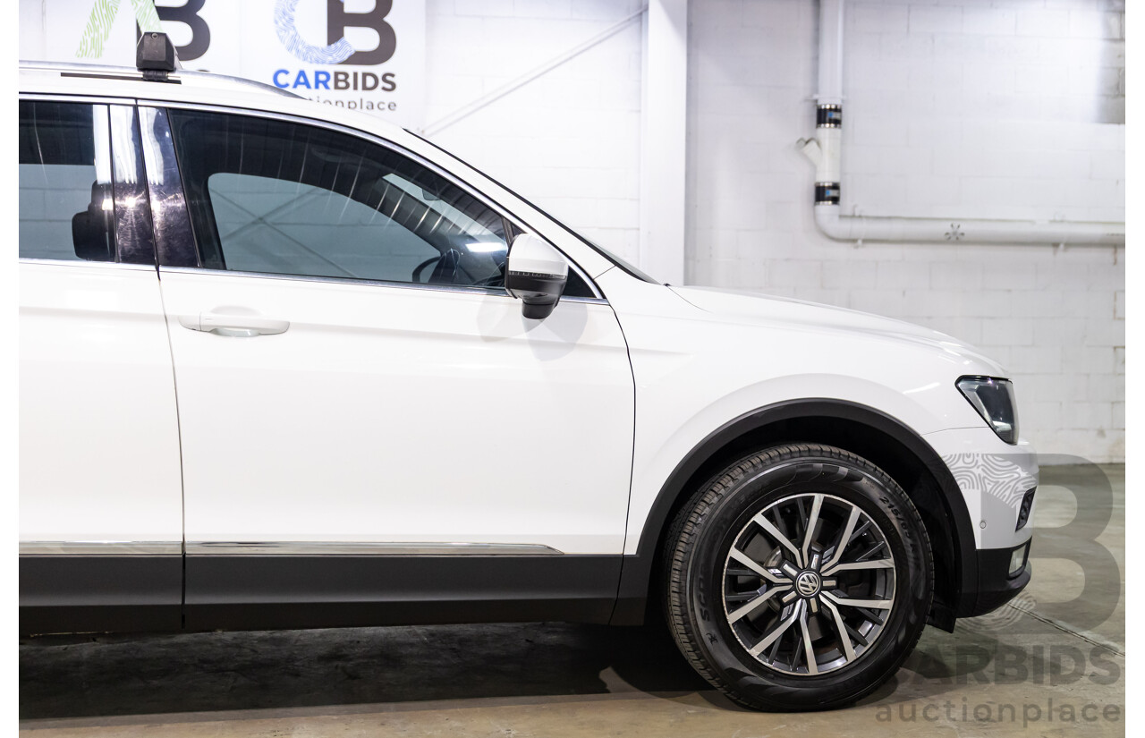 04/2017 Volkswagen Tiguan 132 TSI Comfortline (AWD) 5NA 4d Wagon Pure White Turbo 2.0L
