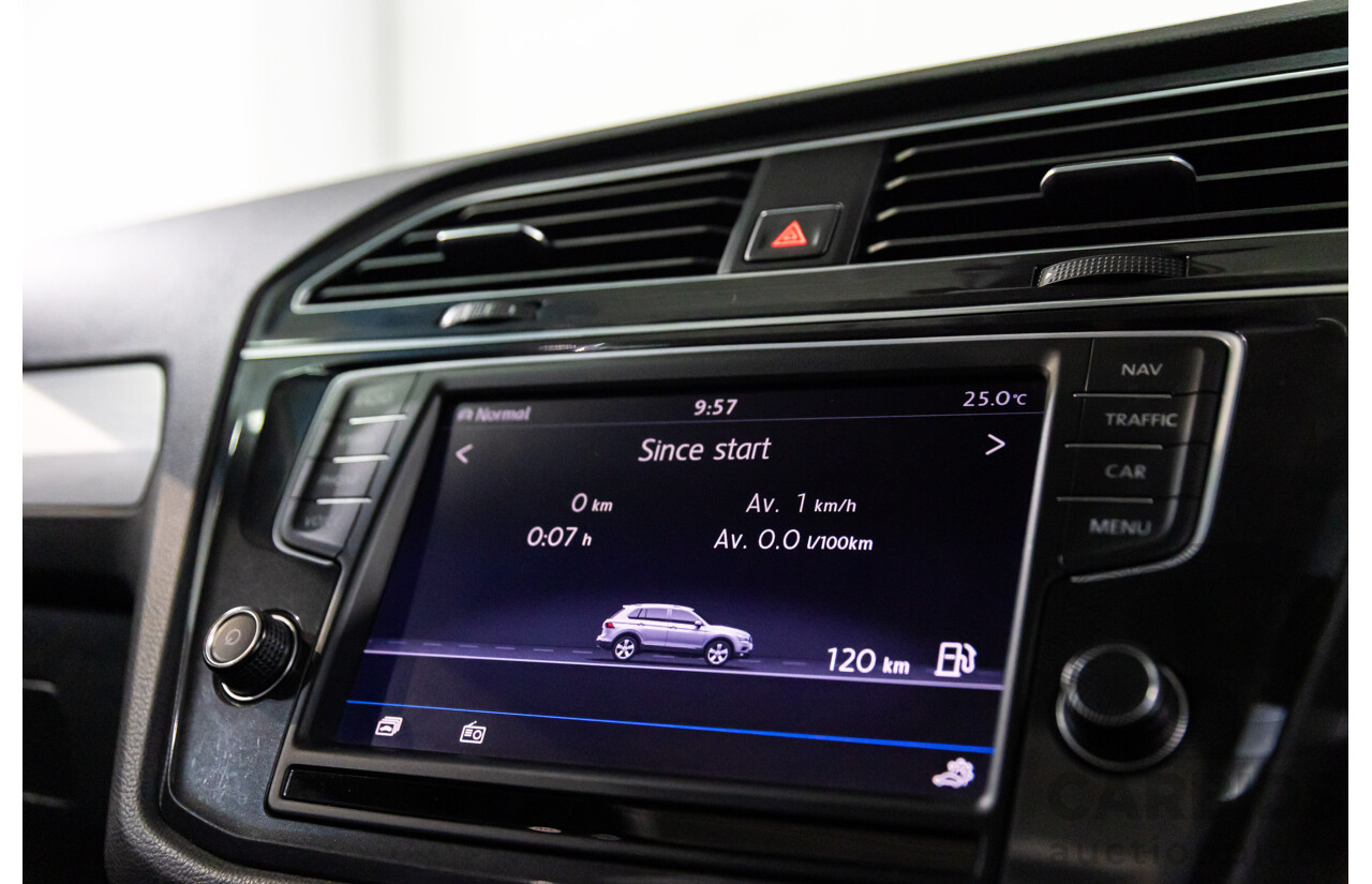 04/2017 Volkswagen Tiguan 132 TSI Comfortline (AWD) 5NA 4d Wagon Pure White Turbo 2.0L