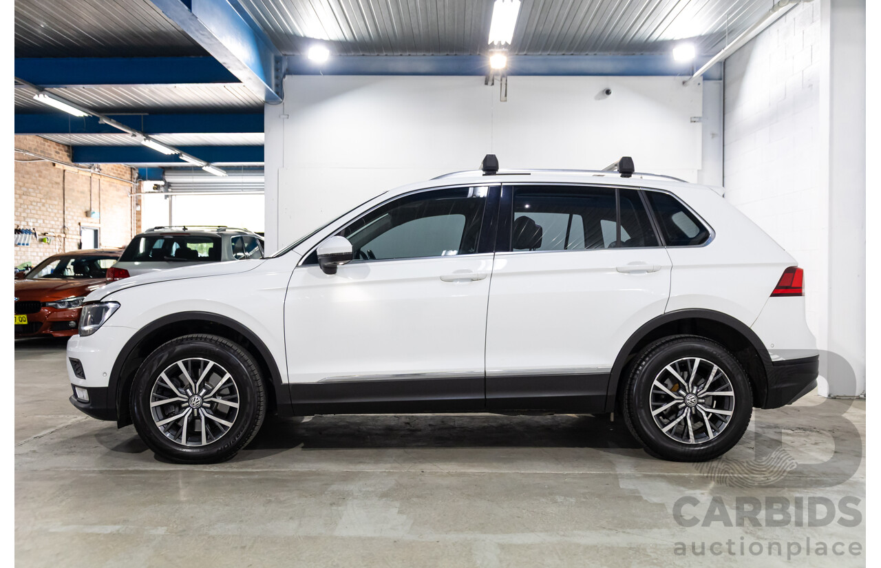 04/2017 Volkswagen Tiguan 132 TSI Comfortline (AWD) 5NA 4d Wagon Pure White Turbo 2.0L