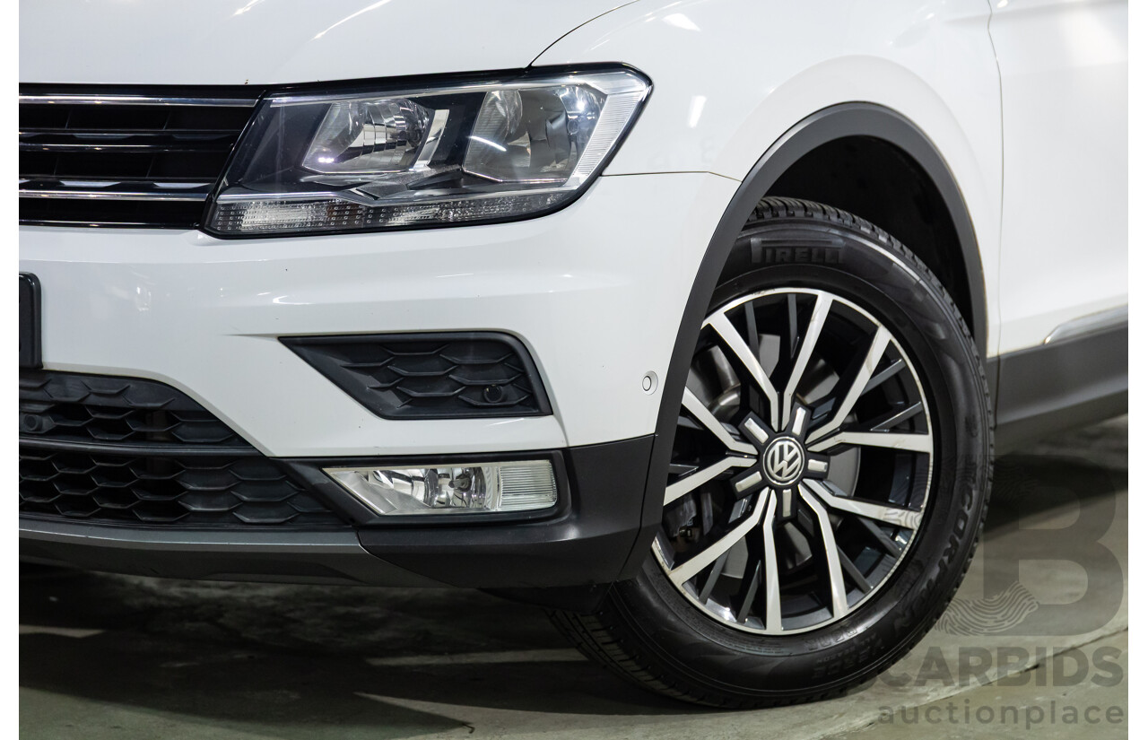 04/2017 Volkswagen Tiguan 132 TSI Comfortline (AWD) 5NA 4d Wagon Pure White Turbo 2.0L