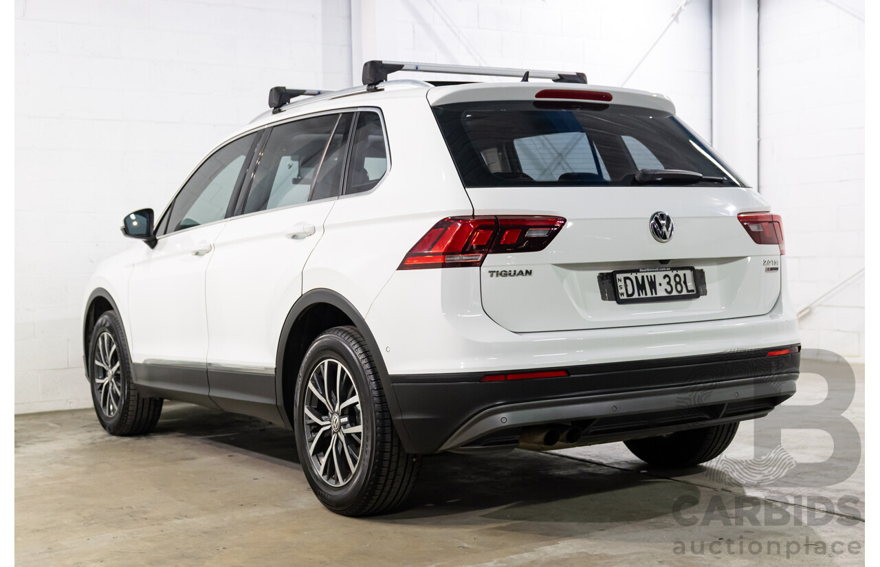 04/2017 Volkswagen Tiguan 132 TSI Comfortline (AWD) 5NA 4d Wagon Pure White Turbo 2.0L