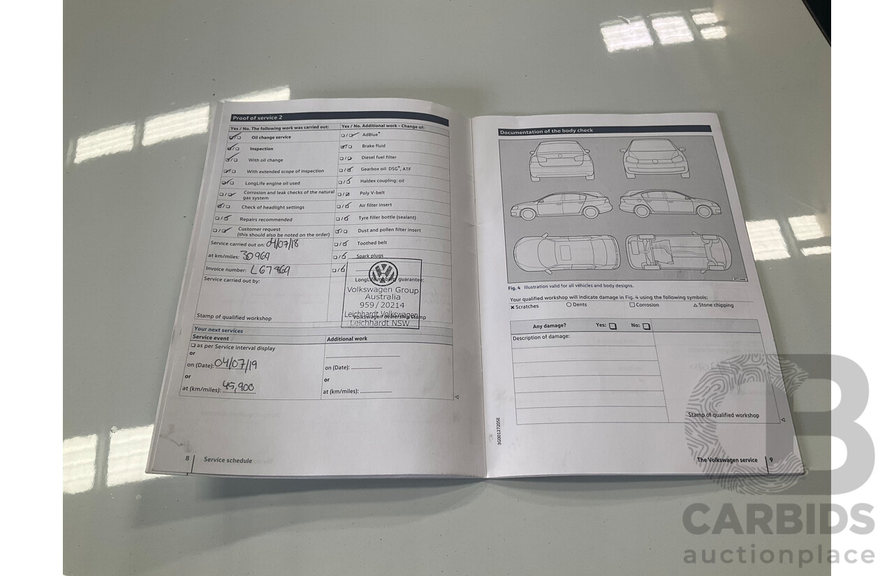 04/2017 Volkswagen Tiguan 132 TSI Comfortline (AWD) 5NA 4d Wagon Pure White Turbo 2.0L