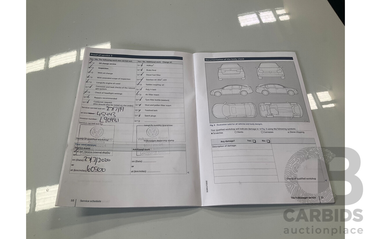 04/2017 Volkswagen Tiguan 132 TSI Comfortline (AWD) 5NA 4d Wagon Pure White Turbo 2.0L