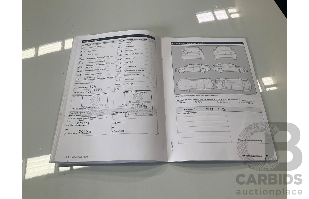 04/2017 Volkswagen Tiguan 132 TSI Comfortline (AWD) 5NA 4d Wagon Pure White Turbo 2.0L