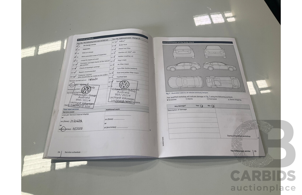 04/2017 Volkswagen Tiguan 132 TSI Comfortline (AWD) 5NA 4d Wagon Pure White Turbo 2.0L