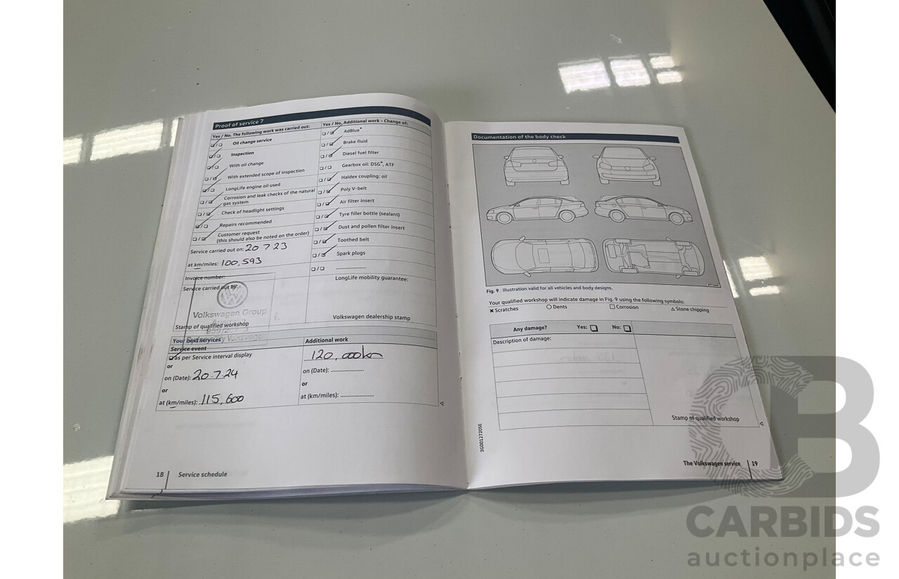 04/2017 Volkswagen Tiguan 132 TSI Comfortline (AWD) 5NA 4d Wagon Pure White Turbo 2.0L