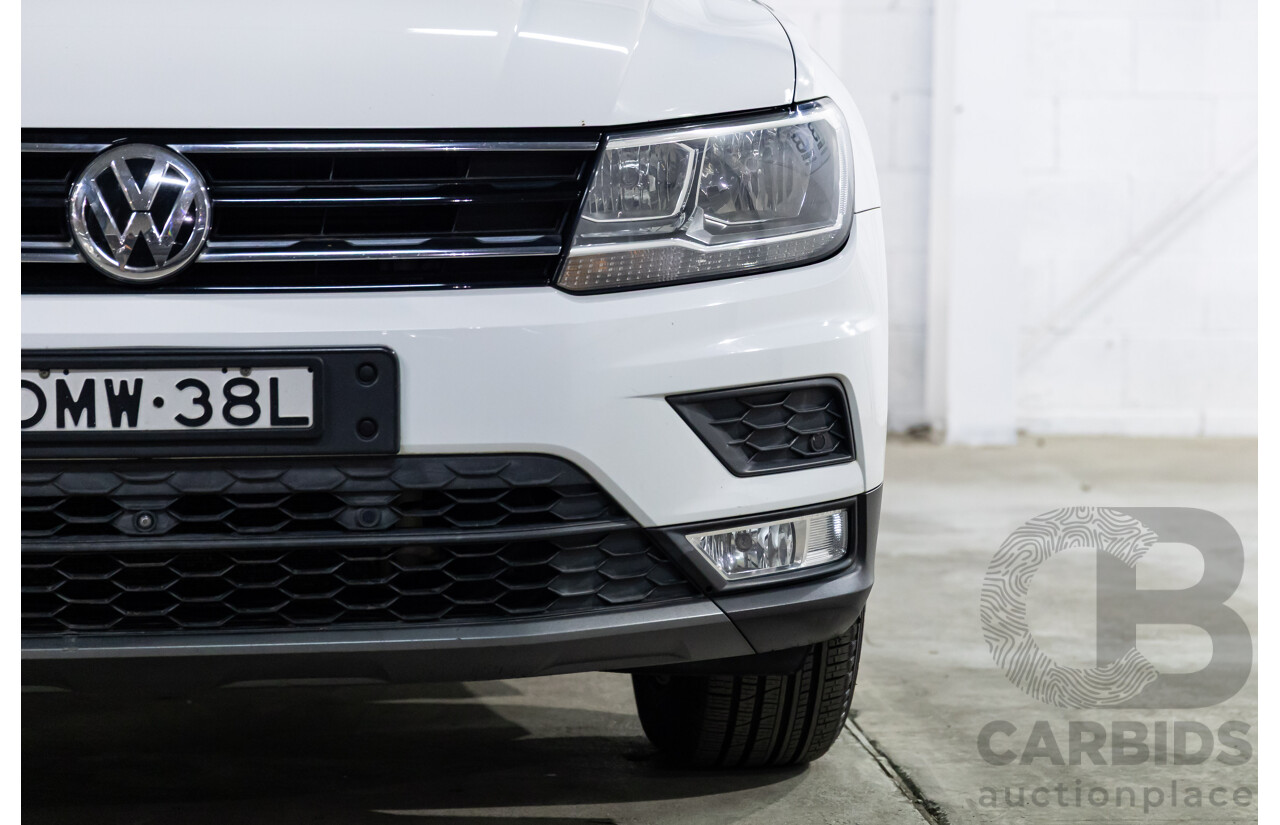 04/2017 Volkswagen Tiguan 132 TSI Comfortline (AWD) 5NA 4d Wagon Pure White Turbo 2.0L