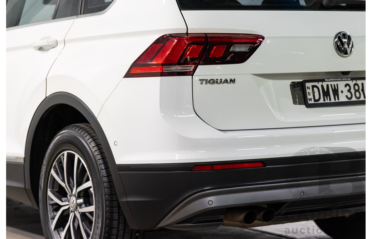 04/2017 Volkswagen Tiguan 132 TSI Comfortline (AWD) 5NA 4d Wagon Pure White Turbo 2.0L