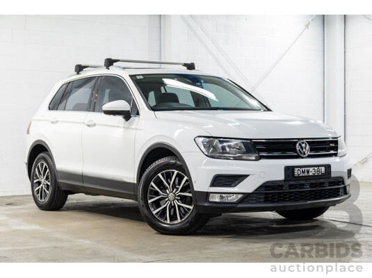 04/2017 Volkswagen Tiguan 132 TSI Comfortline (AWD) 5NA 4d Wagon Pure White Turbo 2.0L