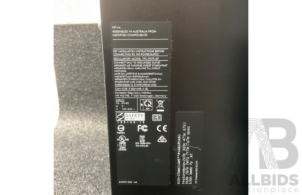 HP EliteDesk 705 G3 Small Form Factor AMD PRO A8 (9600) R7, 10 Compute Cores 4C+6G CPU Desktop Computer and HP EliteDesk 800 G0 Small Form Factor Intel Core I5 (6500) 3.20GHz CPU Desktop Compute- Lot of 2