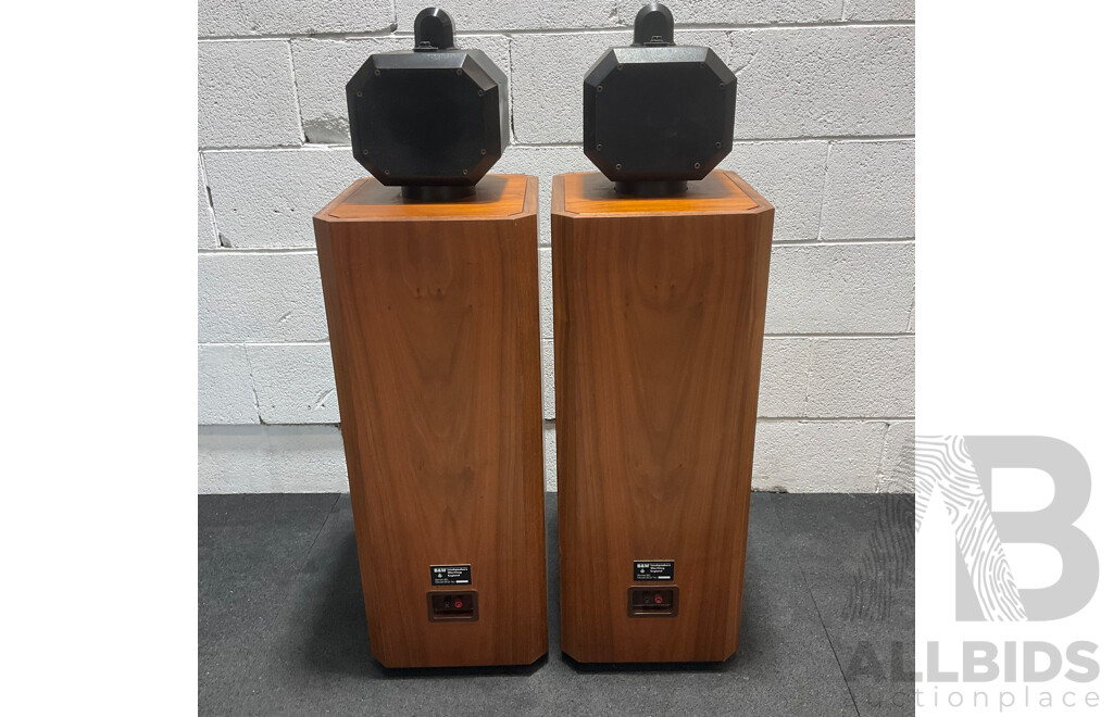 BOWERS & WILKINS (B&W) Series 80 Model 802 Floorstanding Speaker - Lot of 2