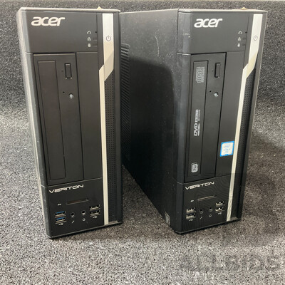 Acer Veriton (X6640G) Intel Core I5 (6500) 3.20GHz 8GB RAM CPU Desktop Computer - Lot of 2
