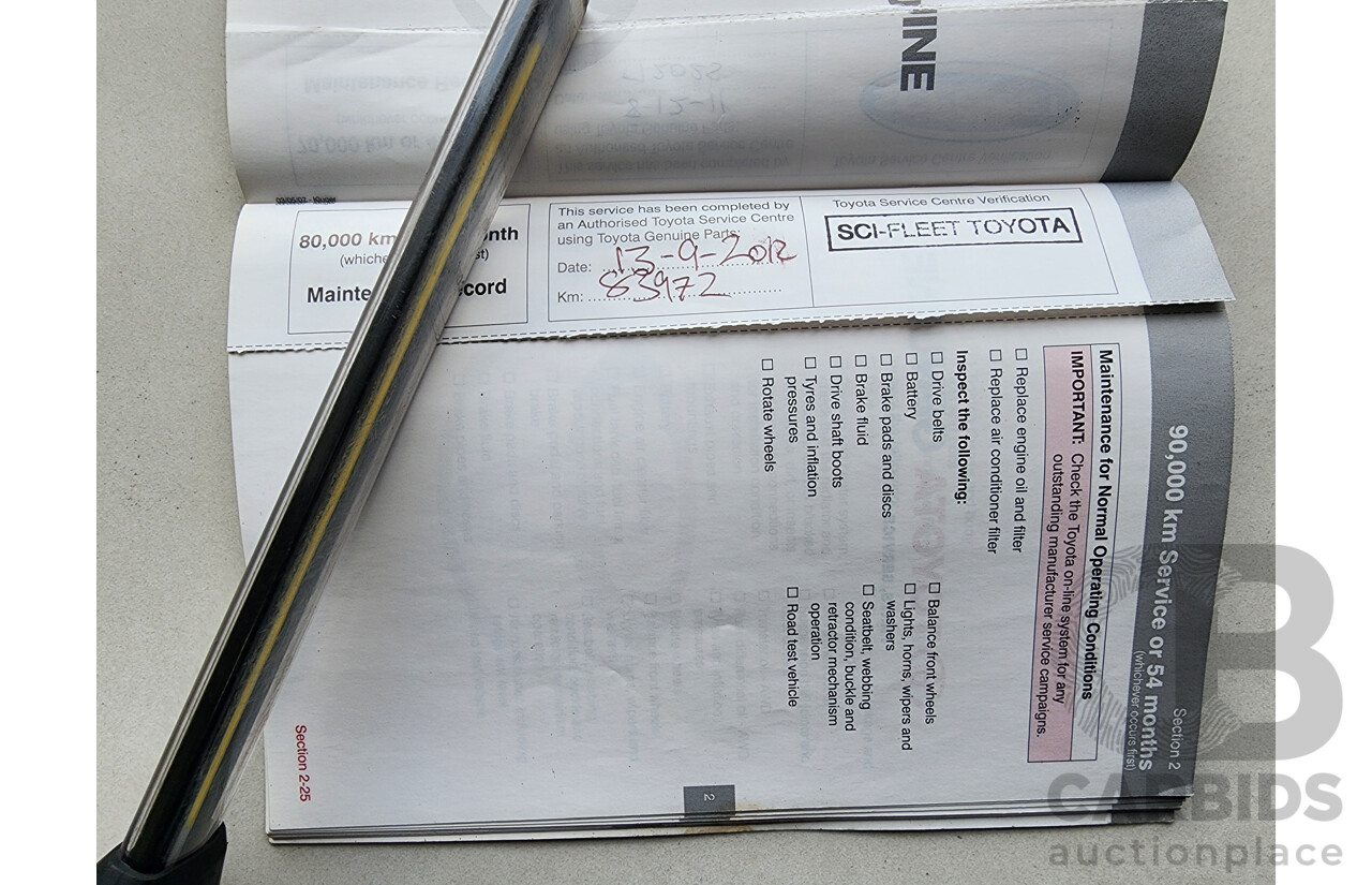 3/2008 Toyota Kluger Grande (4x4) GSU45R 4d Wagon Silver 3.5L