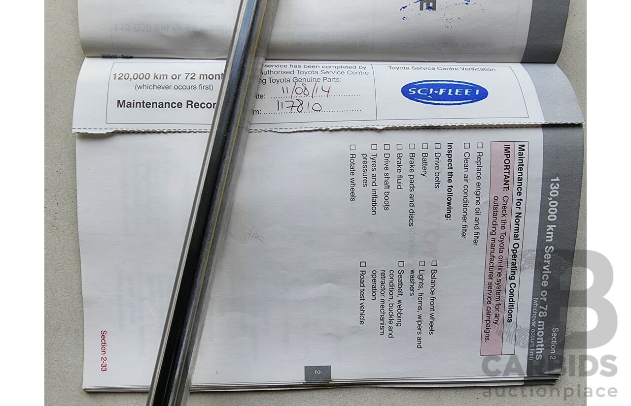 3/2008 Toyota Kluger Grande (4x4) GSU45R 4d Wagon Silver 3.5L