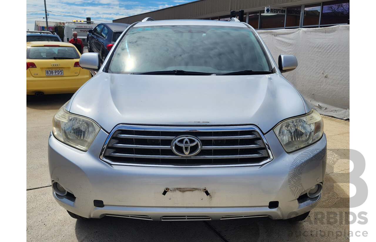 3/2008 Toyota Kluger Grande (4x4) GSU45R 4d Wagon Silver 3.5L