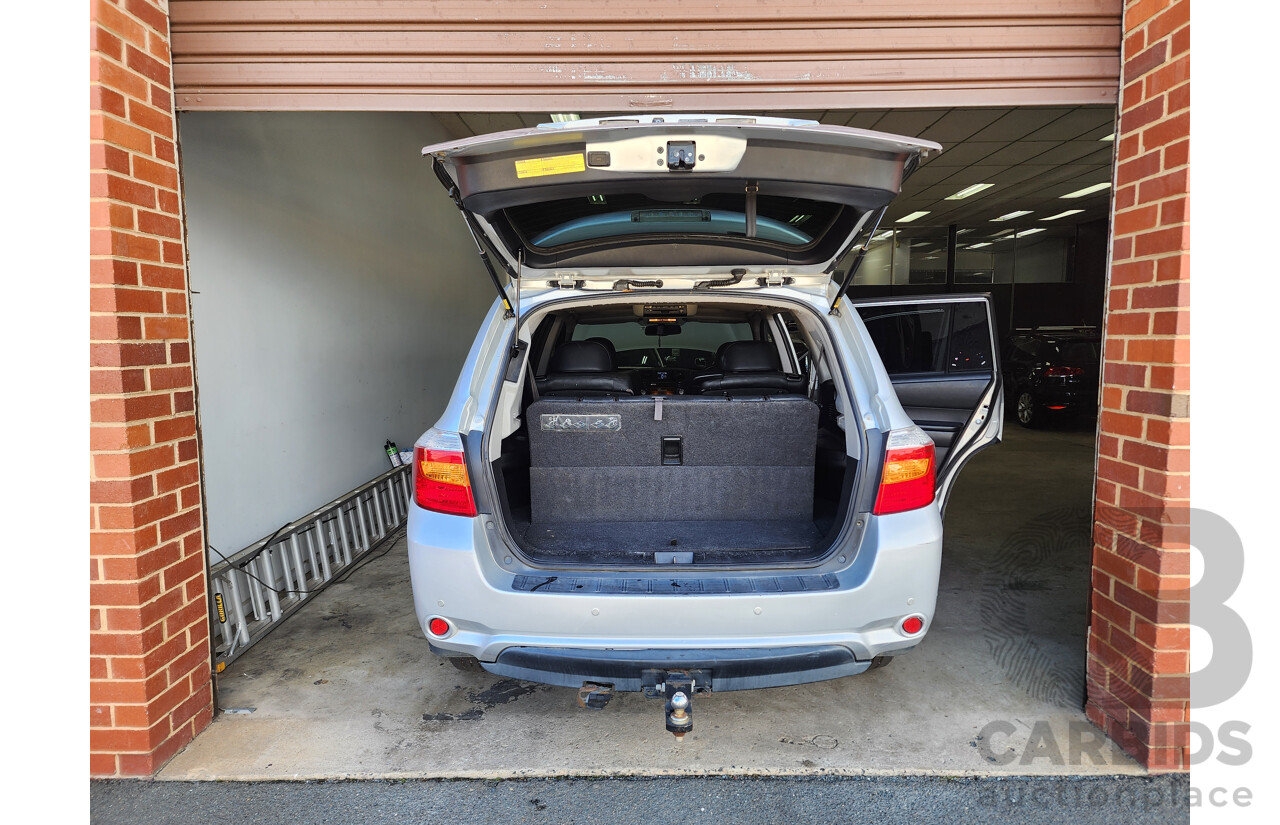 3/2008 Toyota Kluger Grande (4x4) GSU45R 4d Wagon Silver 3.5L