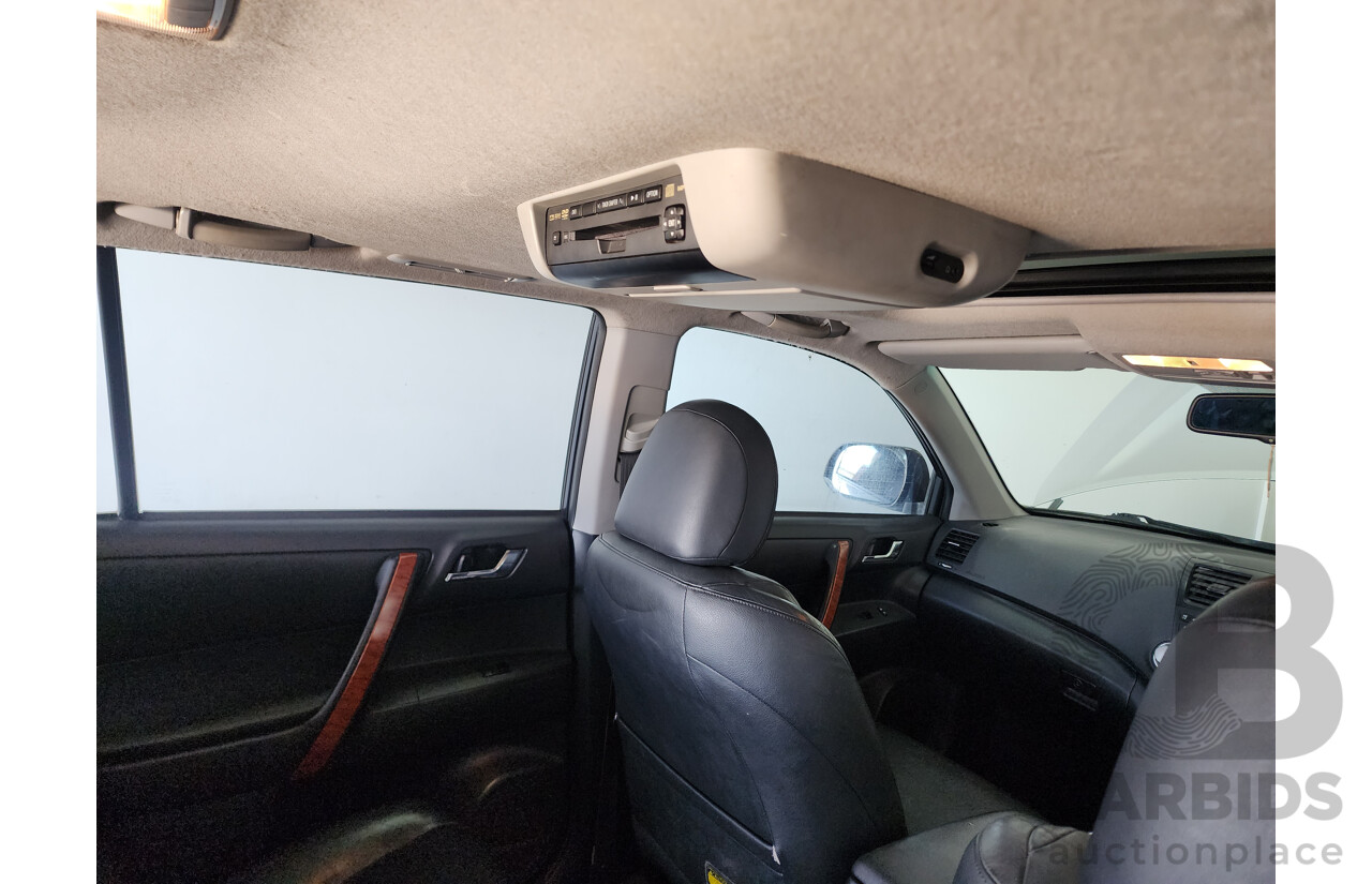 3/2008 Toyota Kluger Grande (4x4) GSU45R 4d Wagon Silver 3.5L