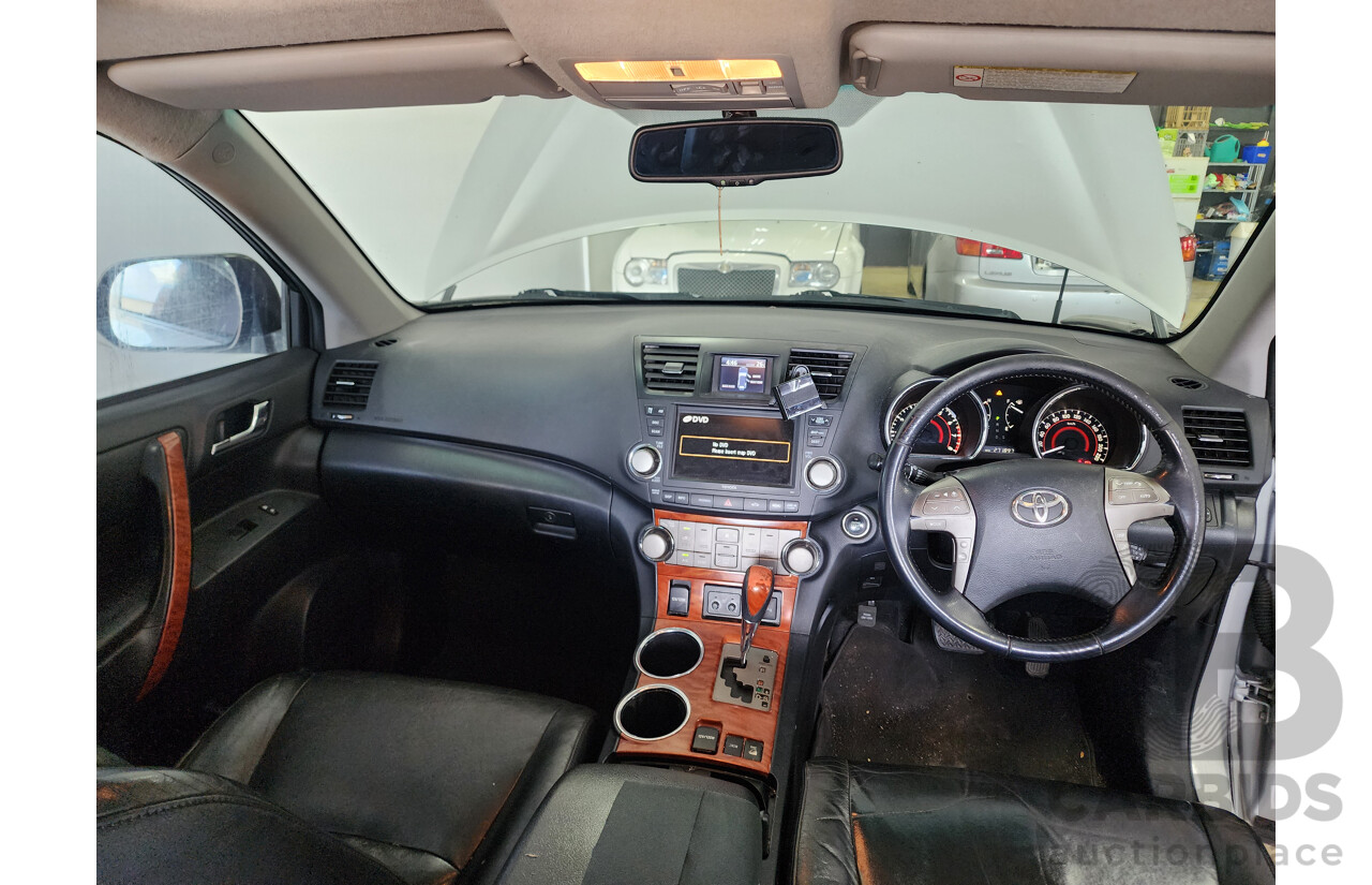 3/2008 Toyota Kluger Grande (4x4) GSU45R 4d Wagon Silver 3.5L