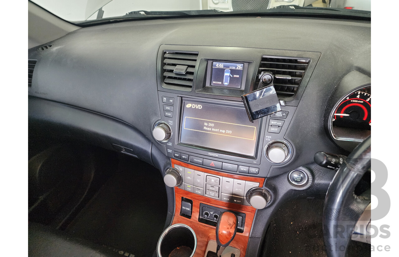 3/2008 Toyota Kluger Grande (4x4) GSU45R 4d Wagon Silver 3.5L