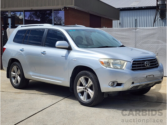 3/2008 Toyota Kluger Grande (4x4) GSU45R 4d Wagon Silver 3.5L