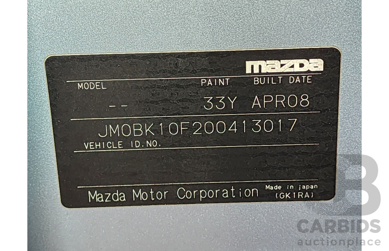 4/2008 Mazda Mazda3 NEO BK MY06 UPGRADE 4d Sedan Blue 2.0L