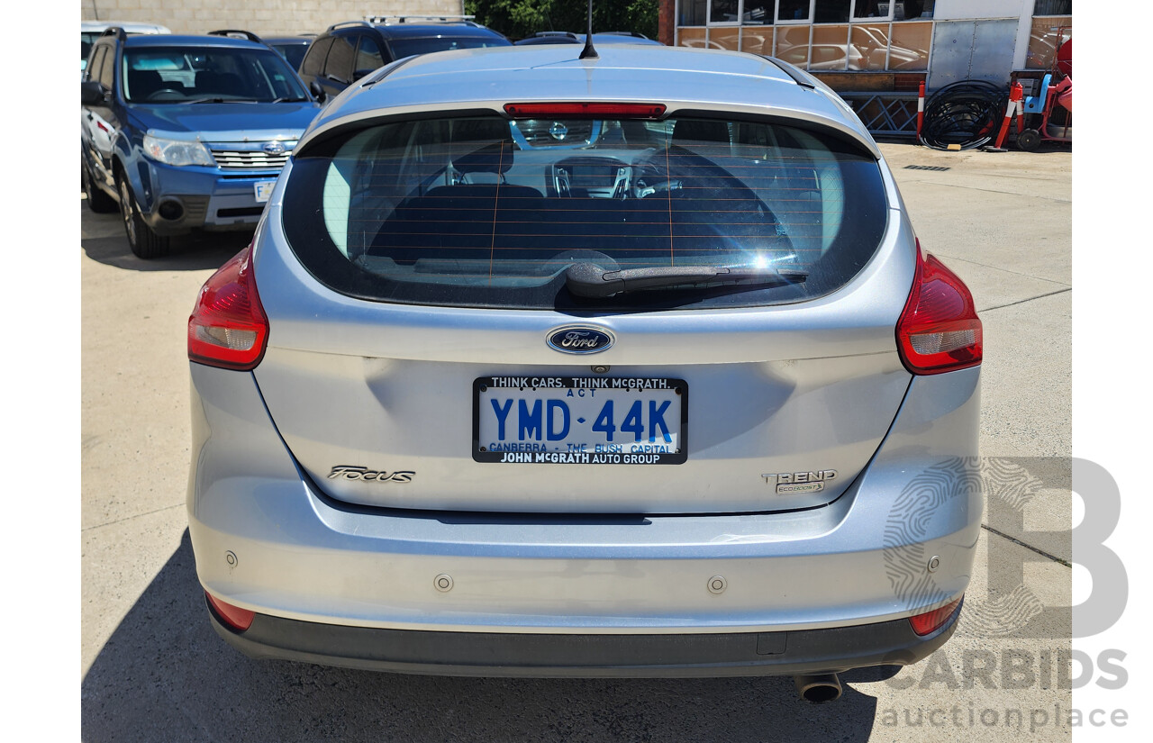 7/2016 Ford Focus Trend LZ 5d Hatchback Silver 1.5L