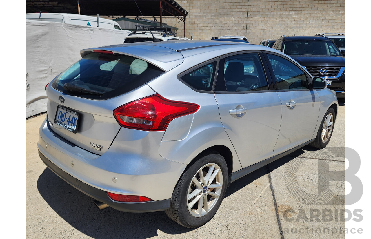 7/2016 Ford Focus Trend LZ 5d Hatchback Silver 1.5L