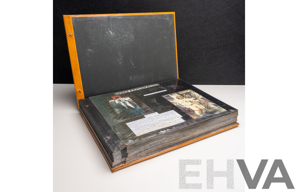 Vintage Scrap Book Pertaining to Space Exploration and the American Space Program